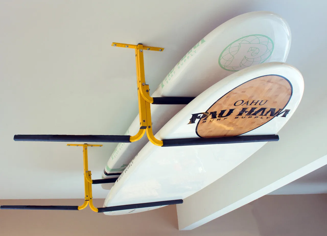 SUP and Surfboard Ceiling Rack | Expandable Storage