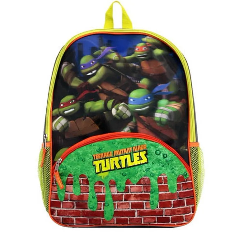 Teenage Mutant Ninja Turtles Backpack Large 16 inch Dripping Paint