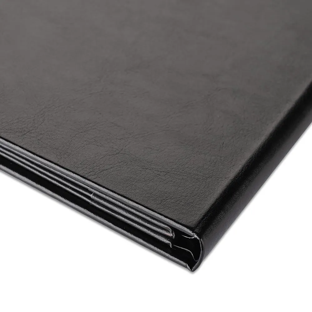 TheLAShop 8-1/2"x11" PU Leather Menu Covers 4-View 5ct/pk