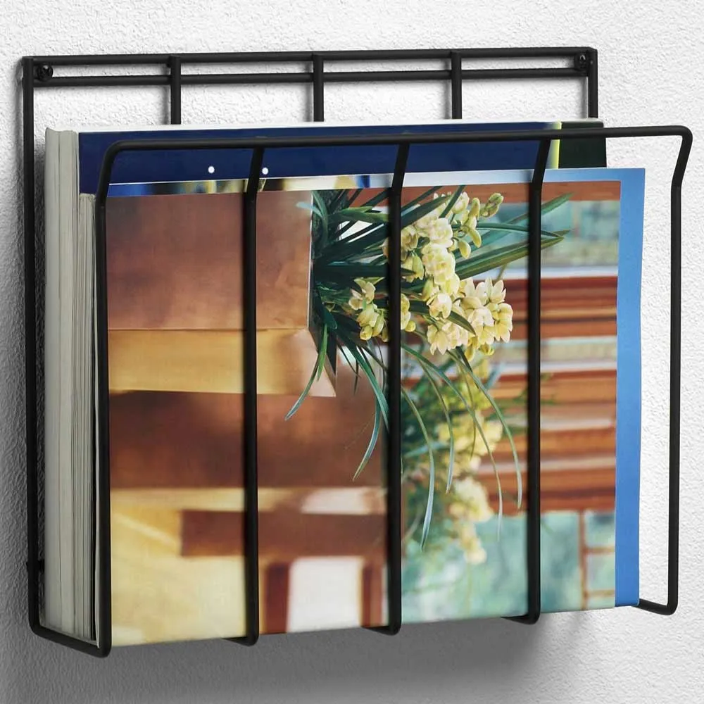 Wall Mount Magazine Rack