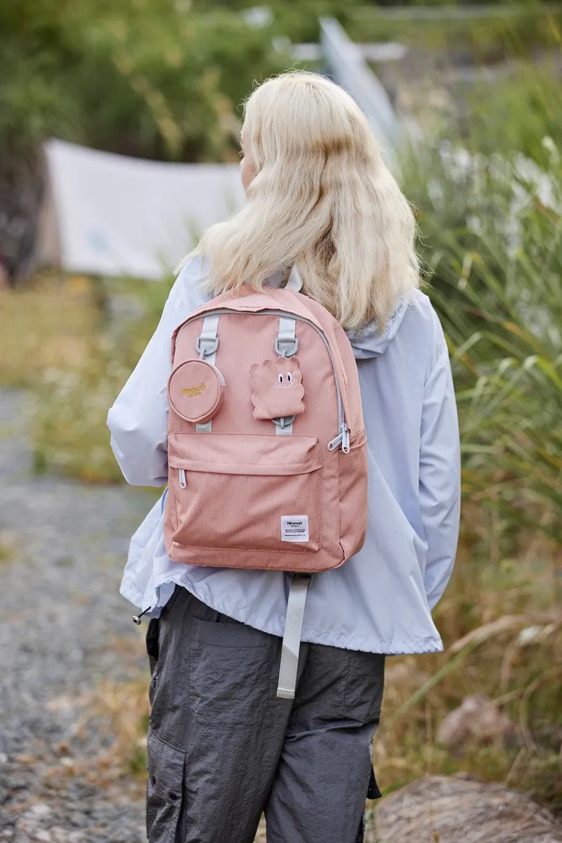 Waterproof Canvas Backpack Bag with Removable Coin Purse