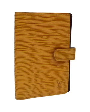 Yellow Epi Leather Day Planner Cover by Louis Vuitton