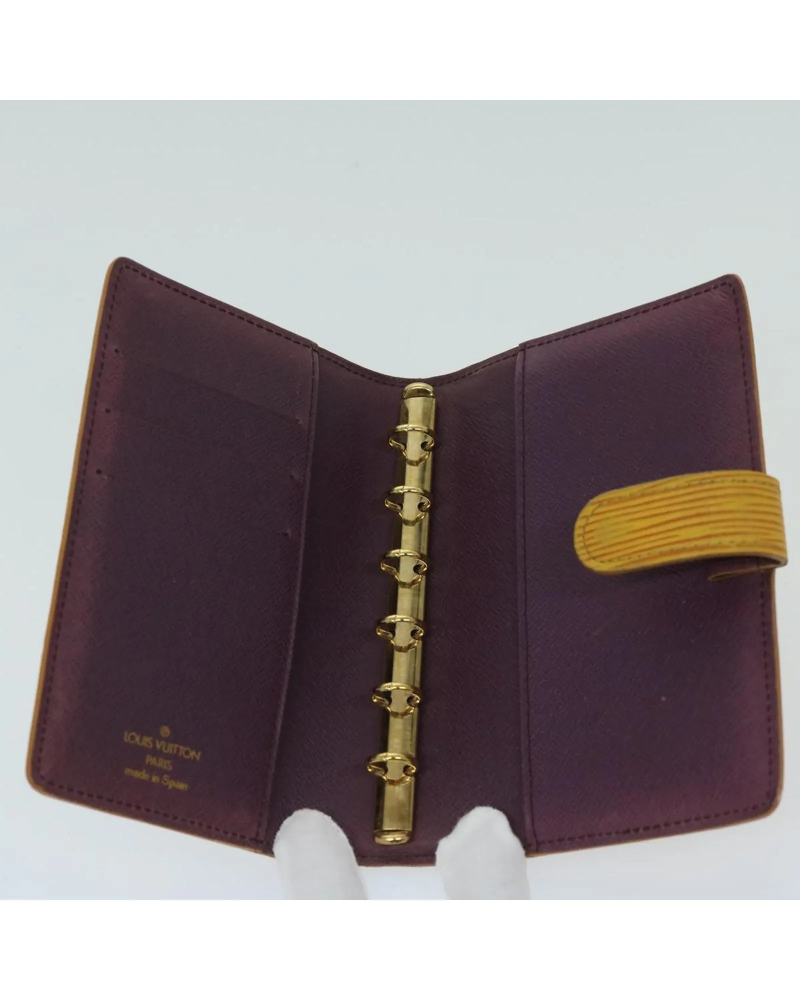 Yellow Epi Leather Day Planner Cover - LV Authenticated