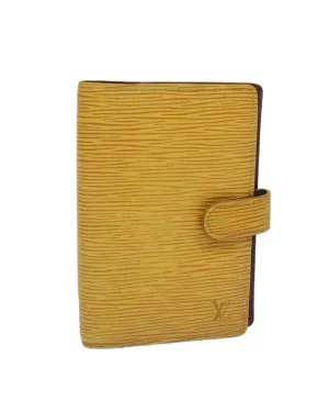 Yellow Epi Leather Day Planner Cover - LV Authenticated