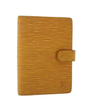 Yellow Epi Leather Day Planner Cover